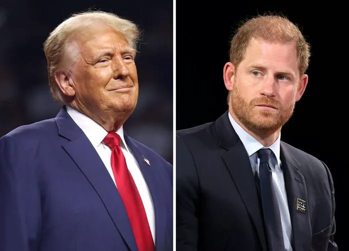 Prince Harry Donald Trump