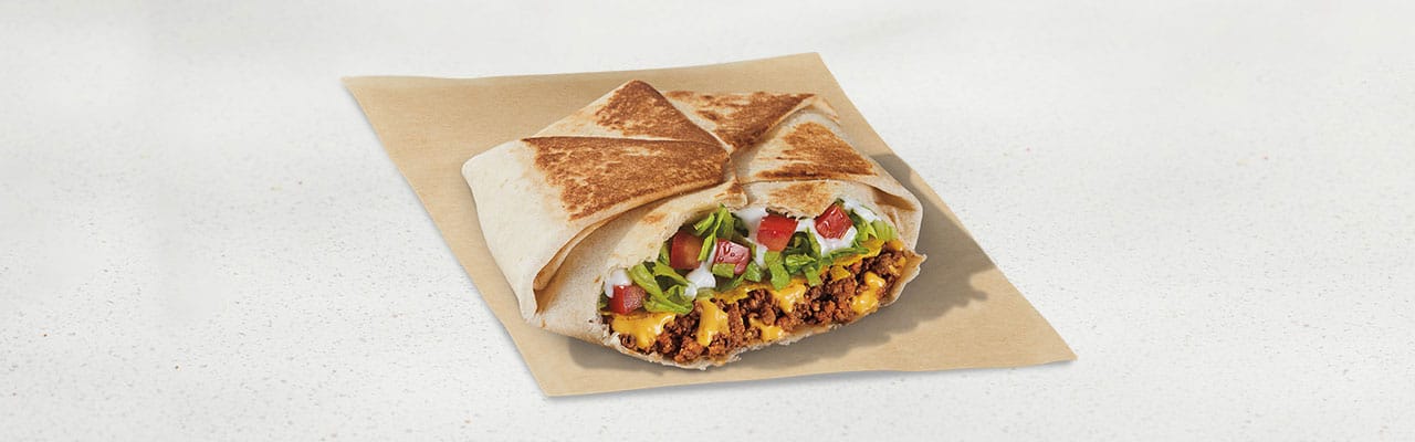 taco bell beef crunchwrap