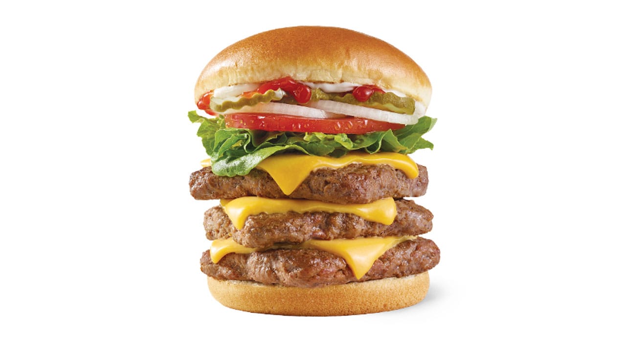 wendys daves triple