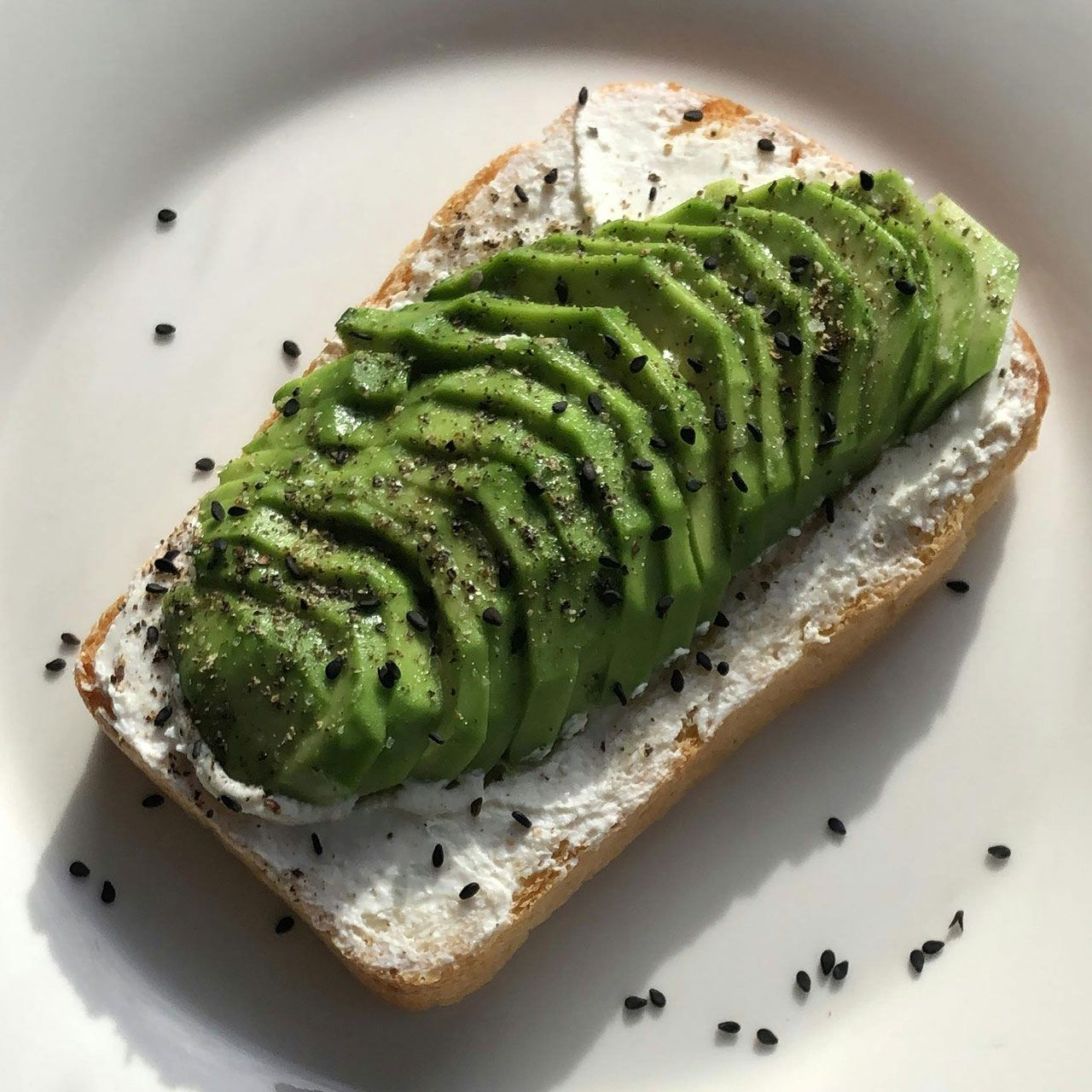 avocado toast with hemp seeds