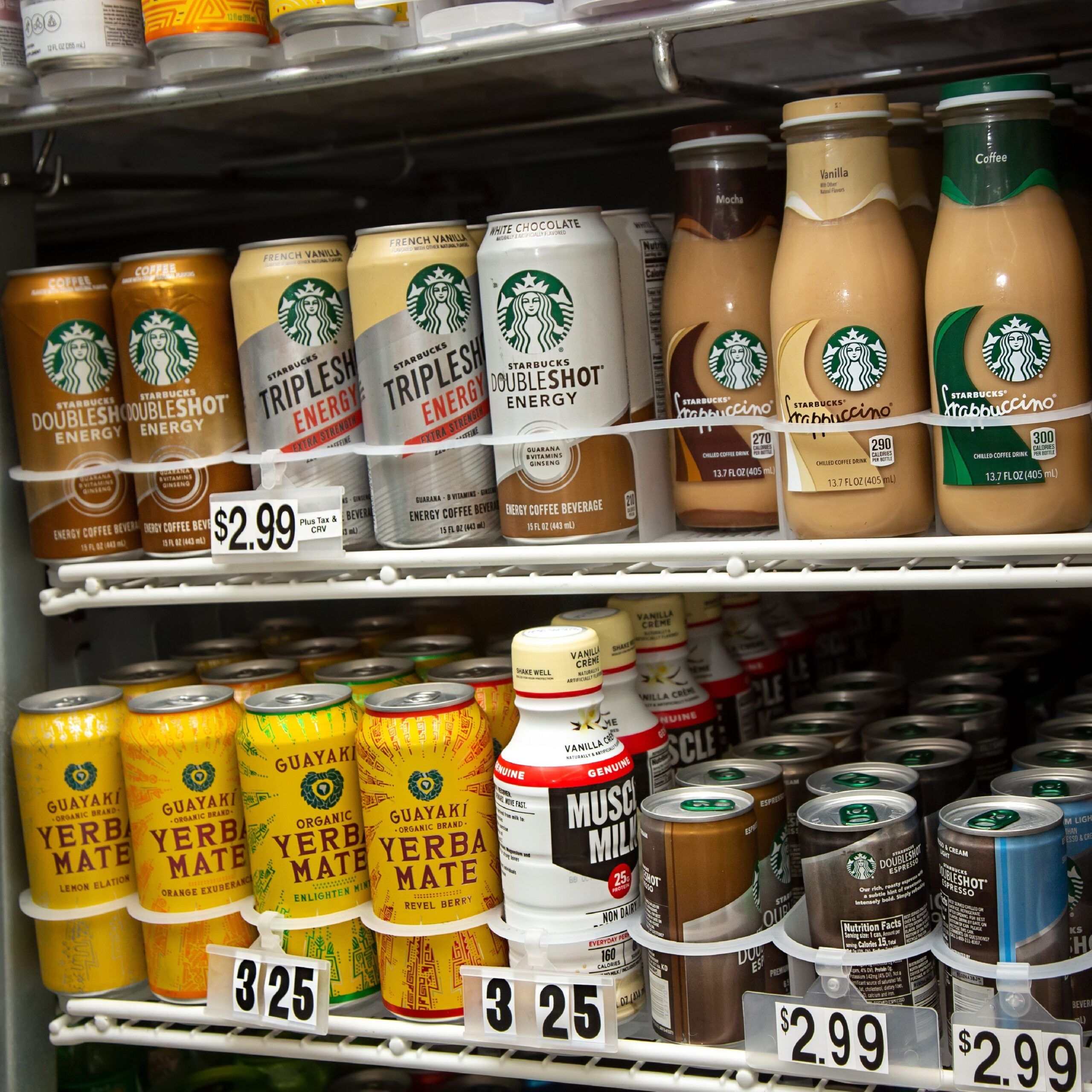 canned coffee drinks