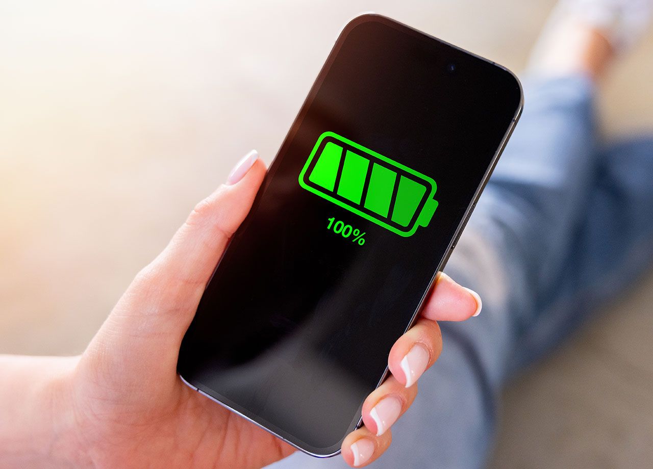 charging-phone-to-100-percent