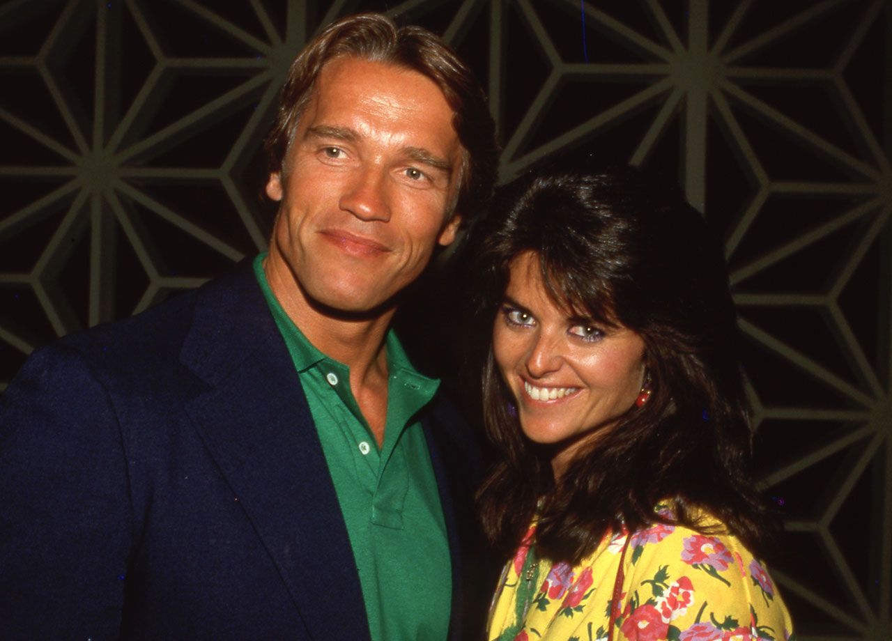 Arnold Schwarzenegger and Maria Shriver circa 1980