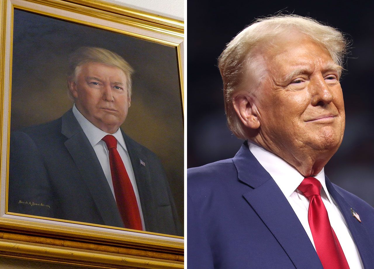 donald trump portrait