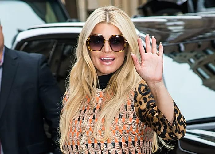 Jessica Simpson arrives at The View
