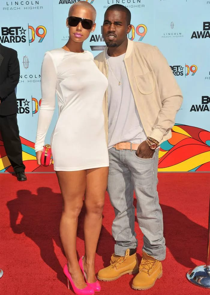 kanye west amber rose