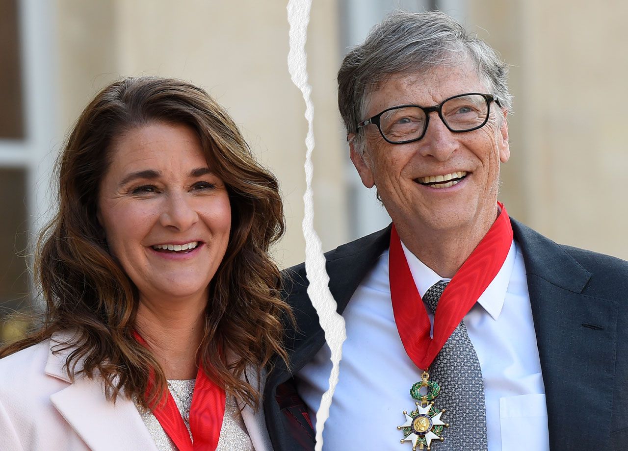 Melinda Gates and Bill Gates ripped photo