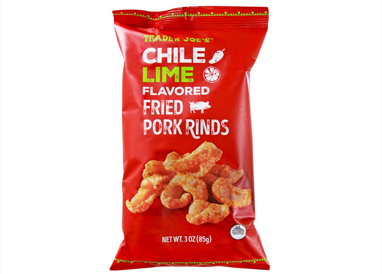 chile lime flavored pork rinds