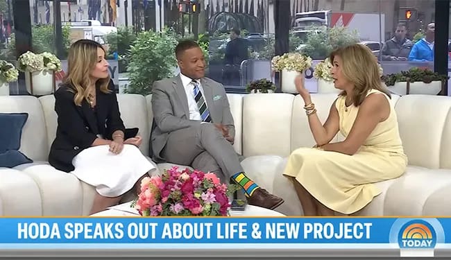 Hoda Kotb visits Today May 28th