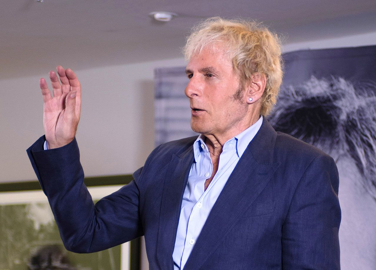 Michael Bolton press conference Mexico City