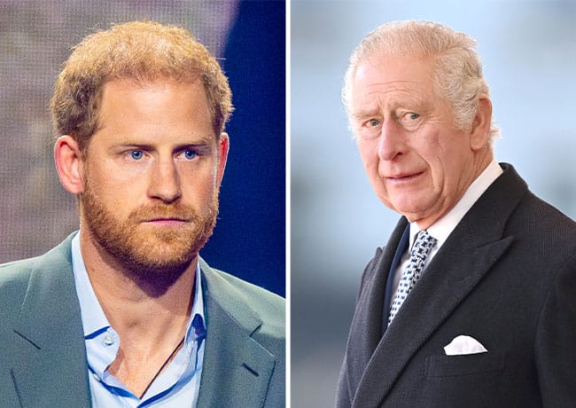 Prince Harry and King Charles