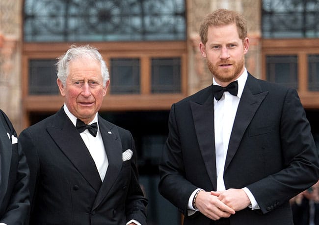 Prince Harry and King Charles premiere of Our Planet