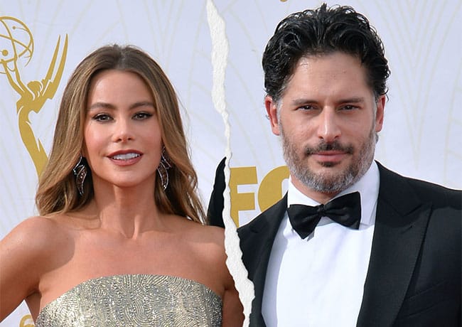 Sofía Vergara and Joe Manganiello torn photo