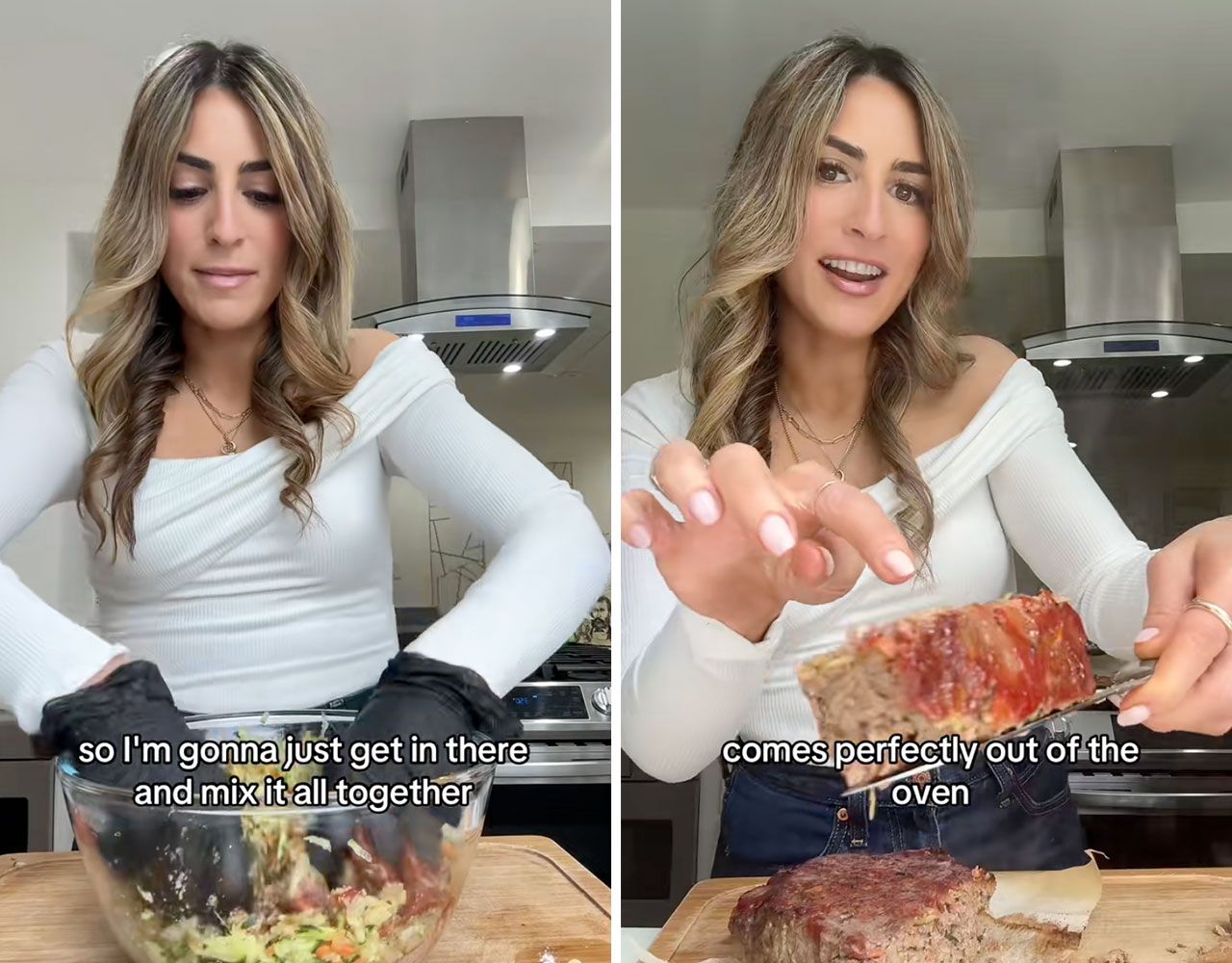 dietitian making meatloaf