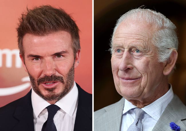 david beckham king charles