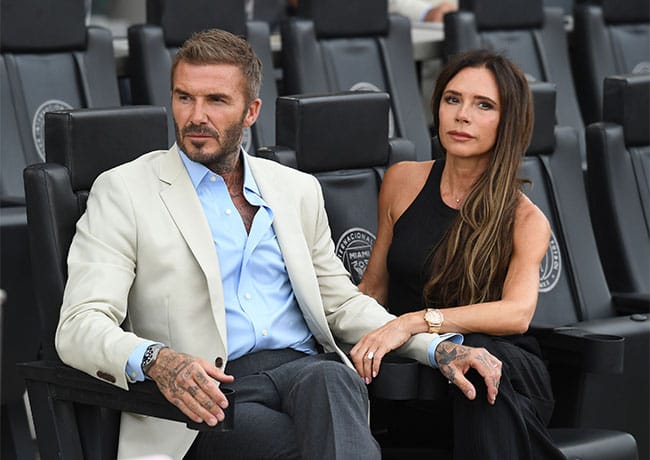 David Beckham and Victoria Beckham