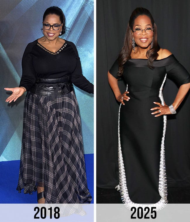 Oprah Stuns In A Figure-Hugging Black Gown For The Tony Awards As She Shows Off Her 40-Lb Weight Loss - SHEfinds Oprah Stuns In A Figure-Hugging Black Gown For The Tony Awards As She Shows Off Her 40-Lb Weight Loss - SHEfinds