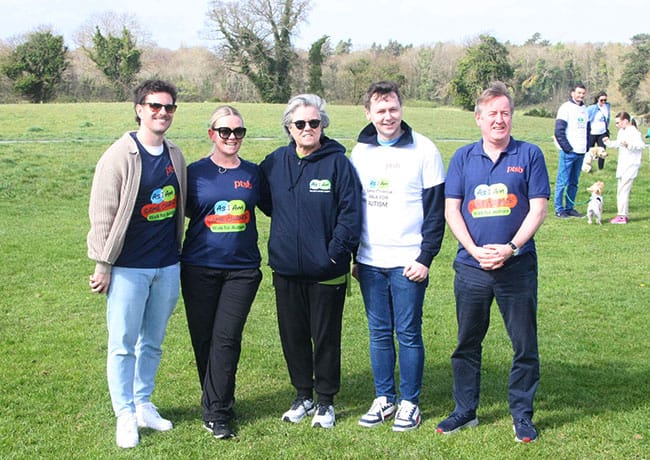 Rosie O'Donnell Autism Walk in North Dublin,