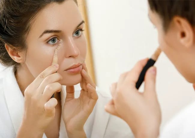 woman-applying-concealer
