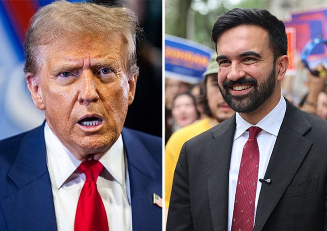 donald trump zohran mamdani