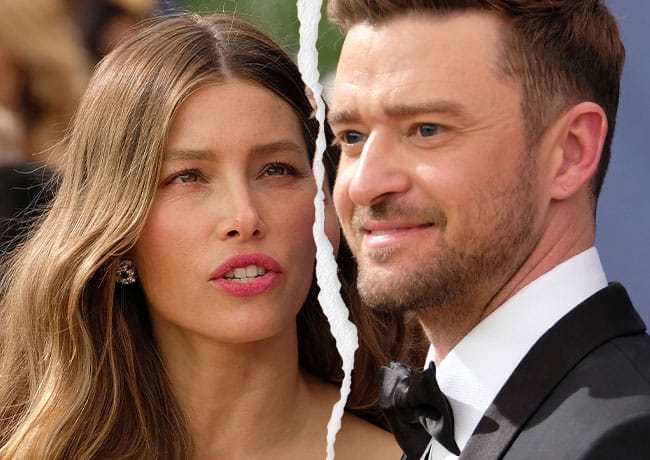 Justin Timberlake and Jessica Biel ripped photo