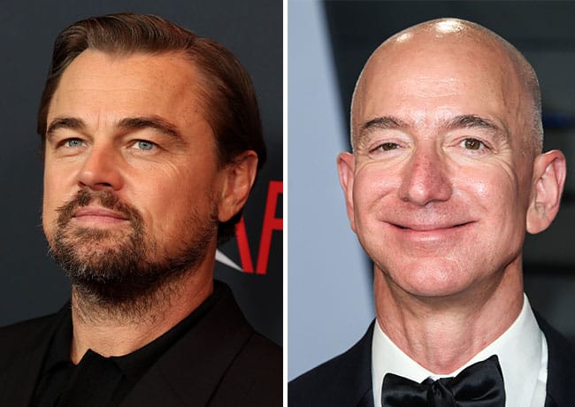 leonardo dicaprio jeff bezos