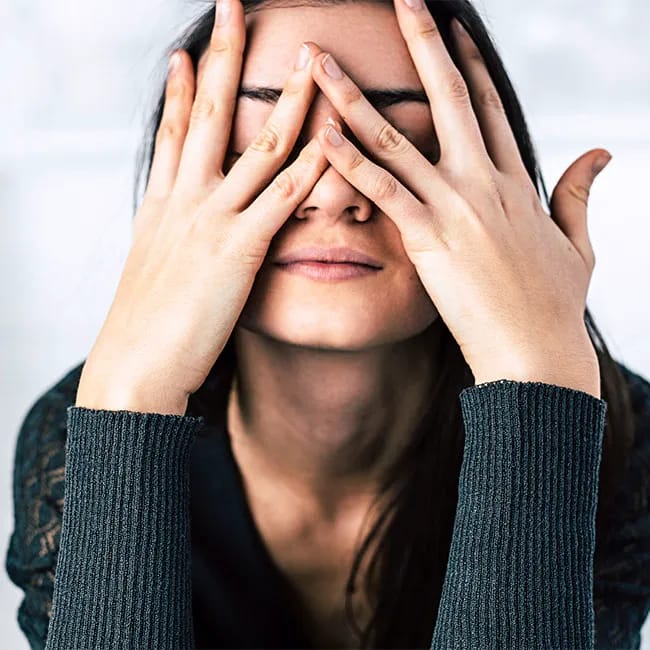 stressed woman