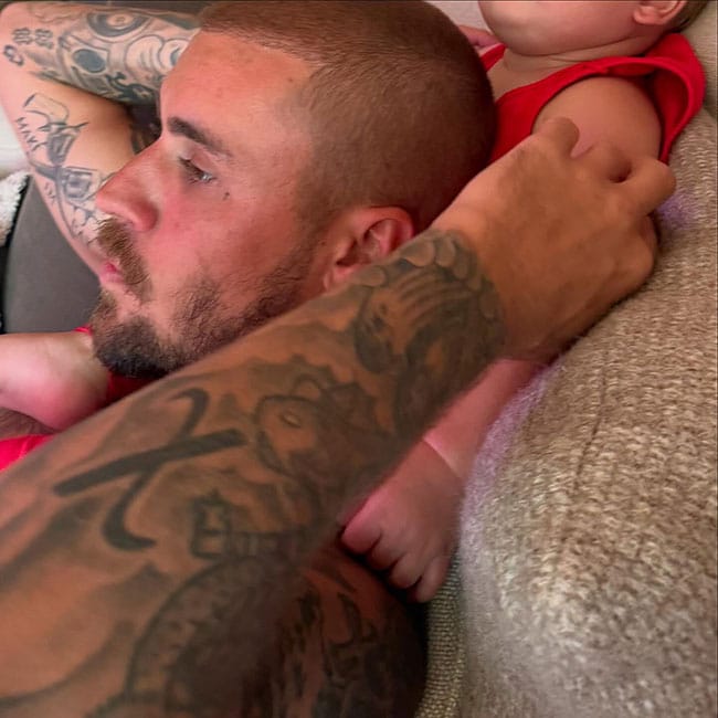 Justin Bieber and son Jack