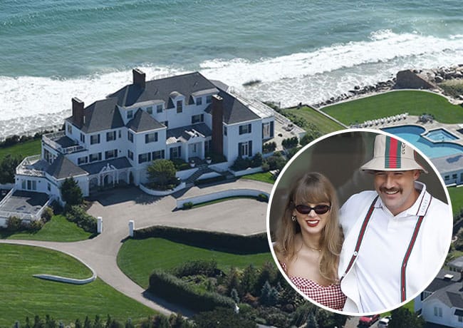 Taylor Swift Travis Kelce Rhode Island mansion