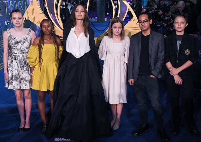 angelina jolie kids