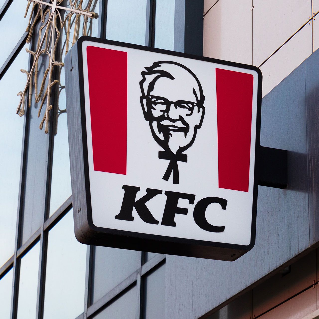 kfc store sign