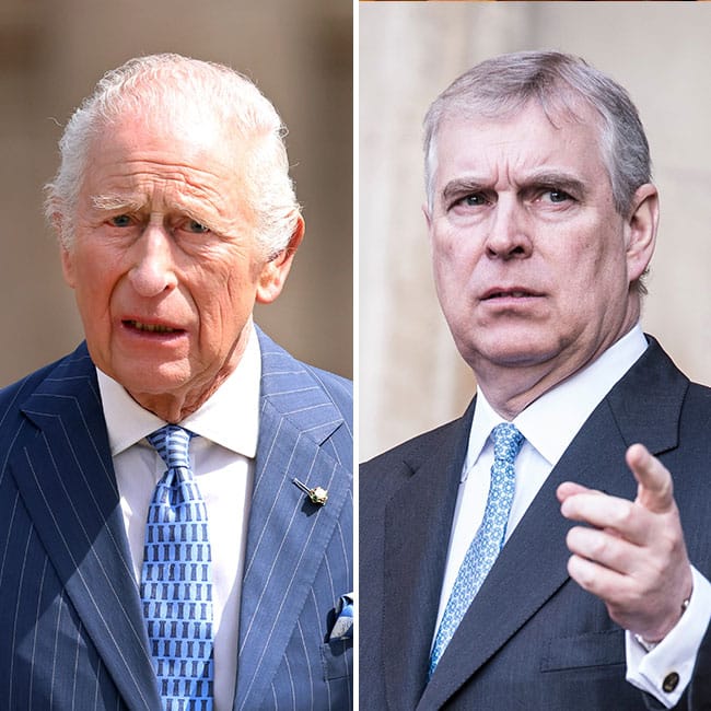 Prince Andrew and King Charles