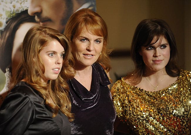 Sarah Ferguson Princess Beatrice Princess Eugenie