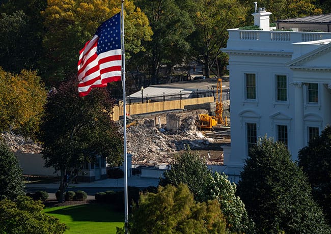 white house demolition
