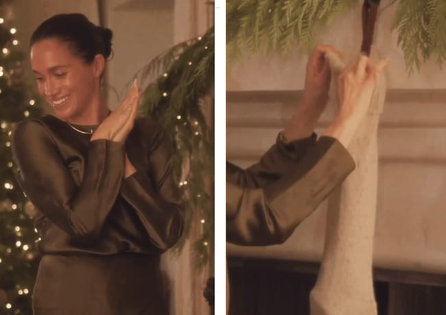 Meghan Markle decorating As Ever
