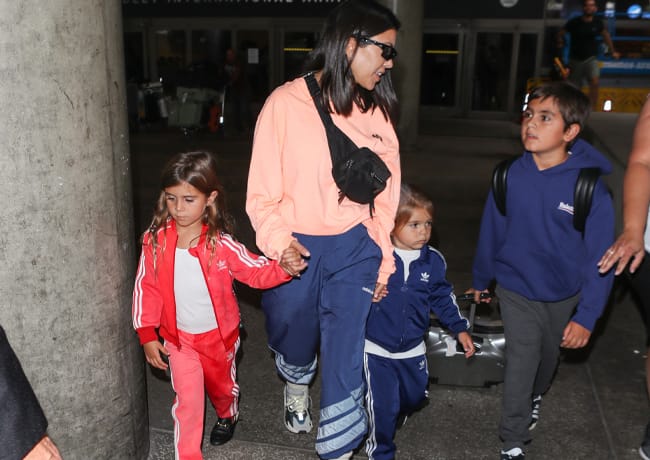 Kourtney Kardashian and kids