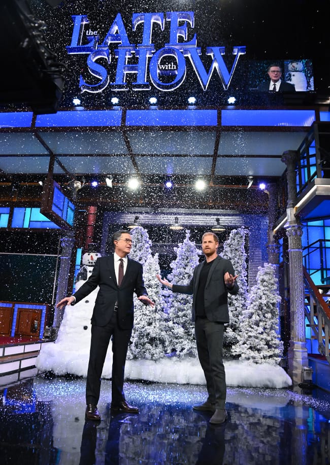 prince harry stephen colbert