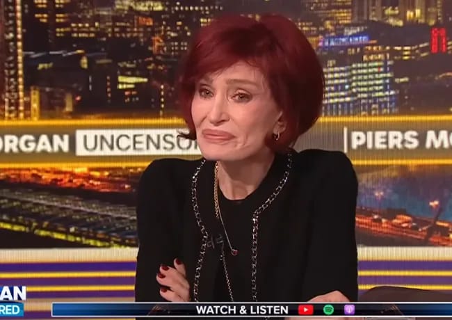Sharon Osbourne on Piers Morgan talking about Ozzy Osbourne