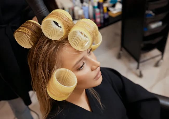 woman-velcro-rollers