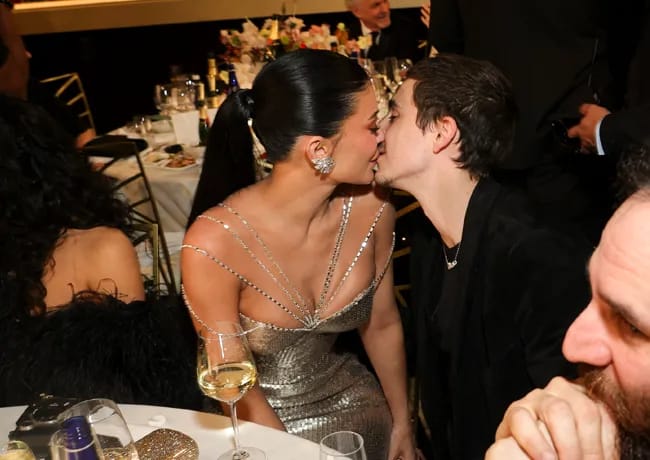 Kylie Jenner and Timothée Chalamet Golden Globes 2026