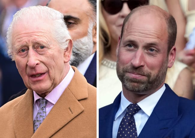 Prince William and King Charles