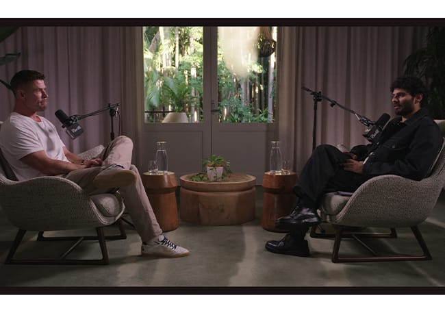 Chris Hemsworth on Jay Shetty podcast