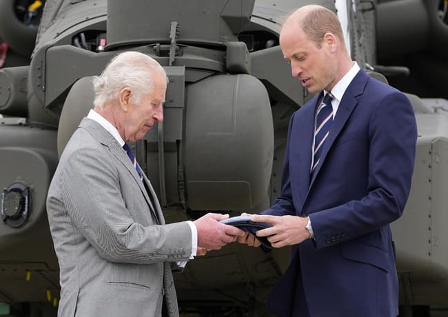 King Charles and Prince William