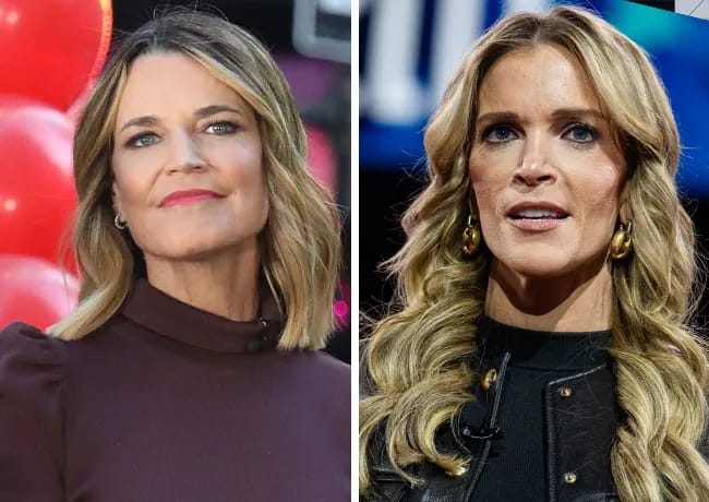 Megyn Kelly and Savannah Guthrie