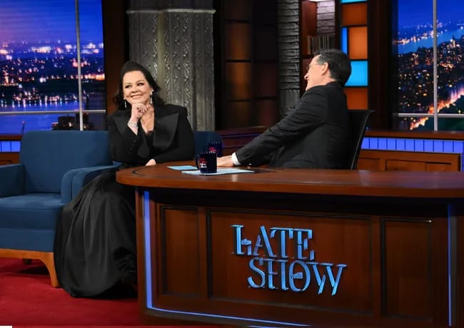 Melissa McCarthy on Stephen Colbert