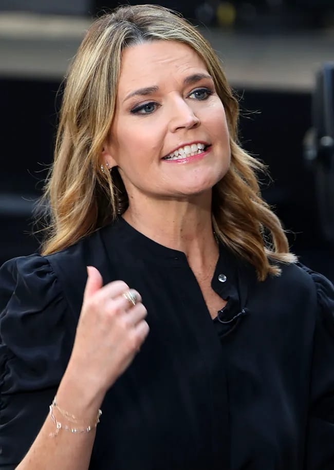 Savannah Guthrie Today Show at Rockerfeller Plaza