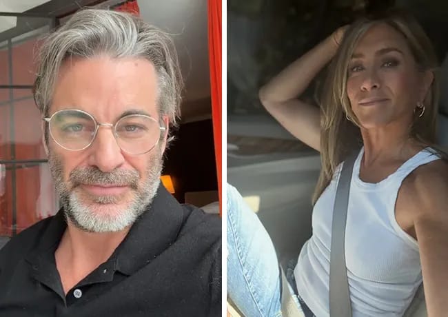 Jennifer Aniston and Jim Curtis Instagram