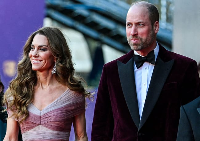 Prince William and Kate Middleton BAFTAs 2026