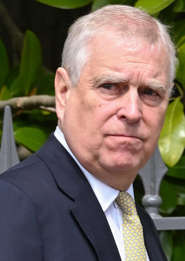 Ex-Prince Andrew Easter Matins service