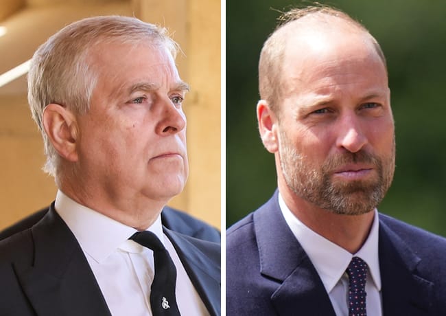 Prince Andrew and Prince William